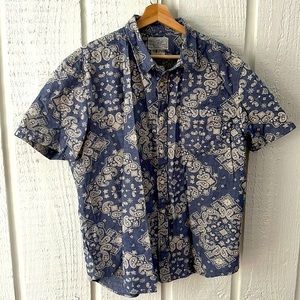 Lucky Brand Short Sleeve Button Down